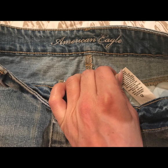 Light Blue Denim Jean Mink Skirt Women’s Size 8 - Picture 4 of 8